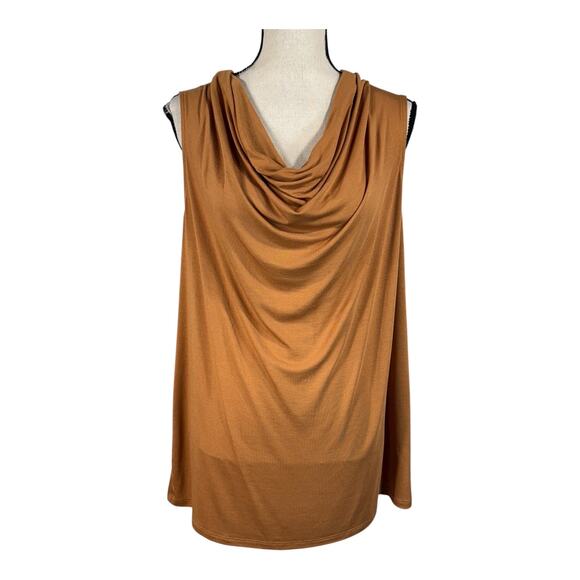 torrid Tops - Torrid SZ 2 (2X-Large) Top Sleeveless Draped Neck Stretch Lightweight Pullover